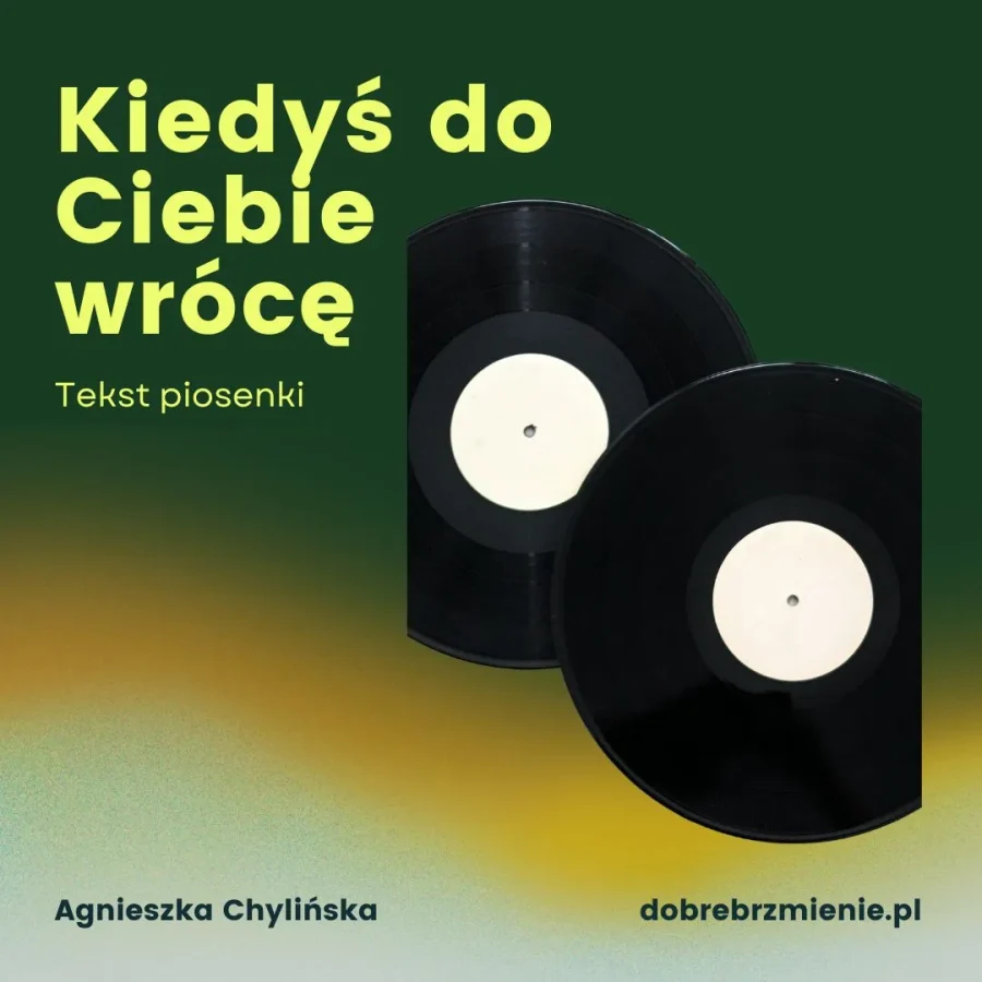 Agnieszka Chyli Ska Kiedy Do Ciebie Wr C Tekst I Interpretacja